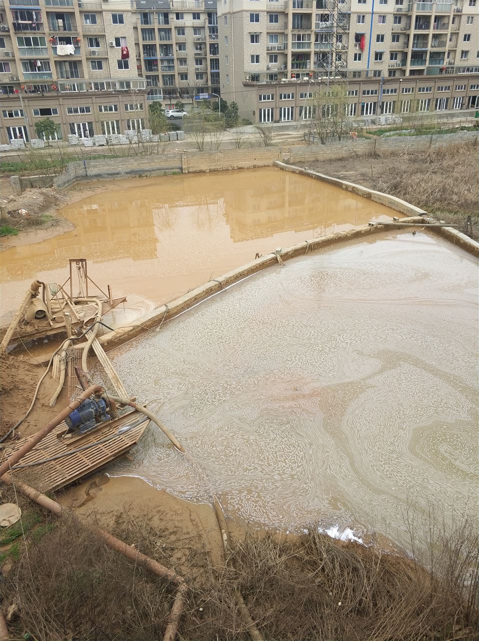 富县沉淀池淤泥清理-厂区废水池淤泥清淤