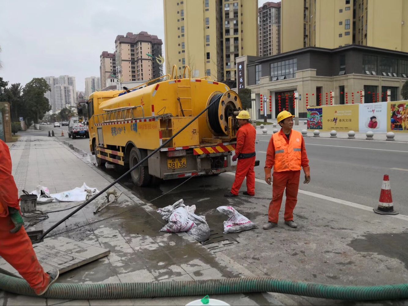 富县排污管道清淤-管道清洗
